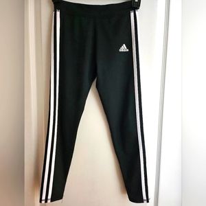 Adidas Kids Black Track Pants Size 7/8